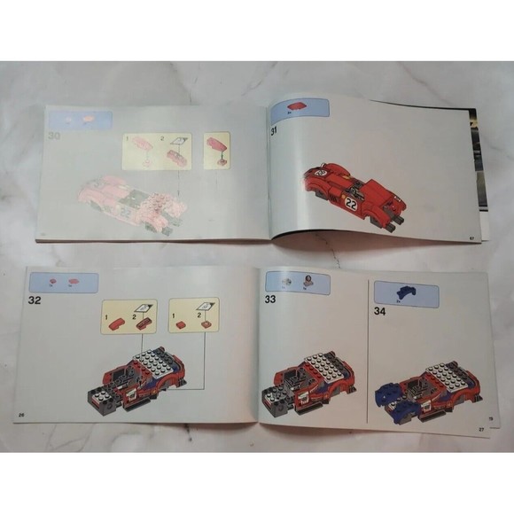 Lego 75889 Speed Champions Ferrari Ultimate Station Instruction Booklets 1 & 2 - Picture 2 of 3